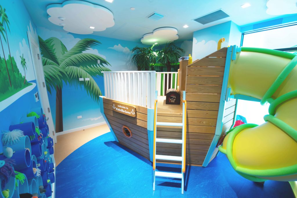 Palazzo Della Luna Kidville Cove McCulley Design Lab children playroom ...