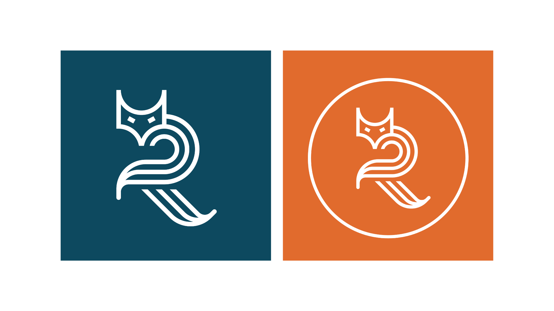 san diego branding graphic design logos in blue and orange
